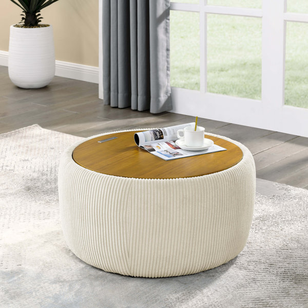 Willa Arlo Interiors Surbit Upholstered Storage Ottoman And Reviews Wayfair